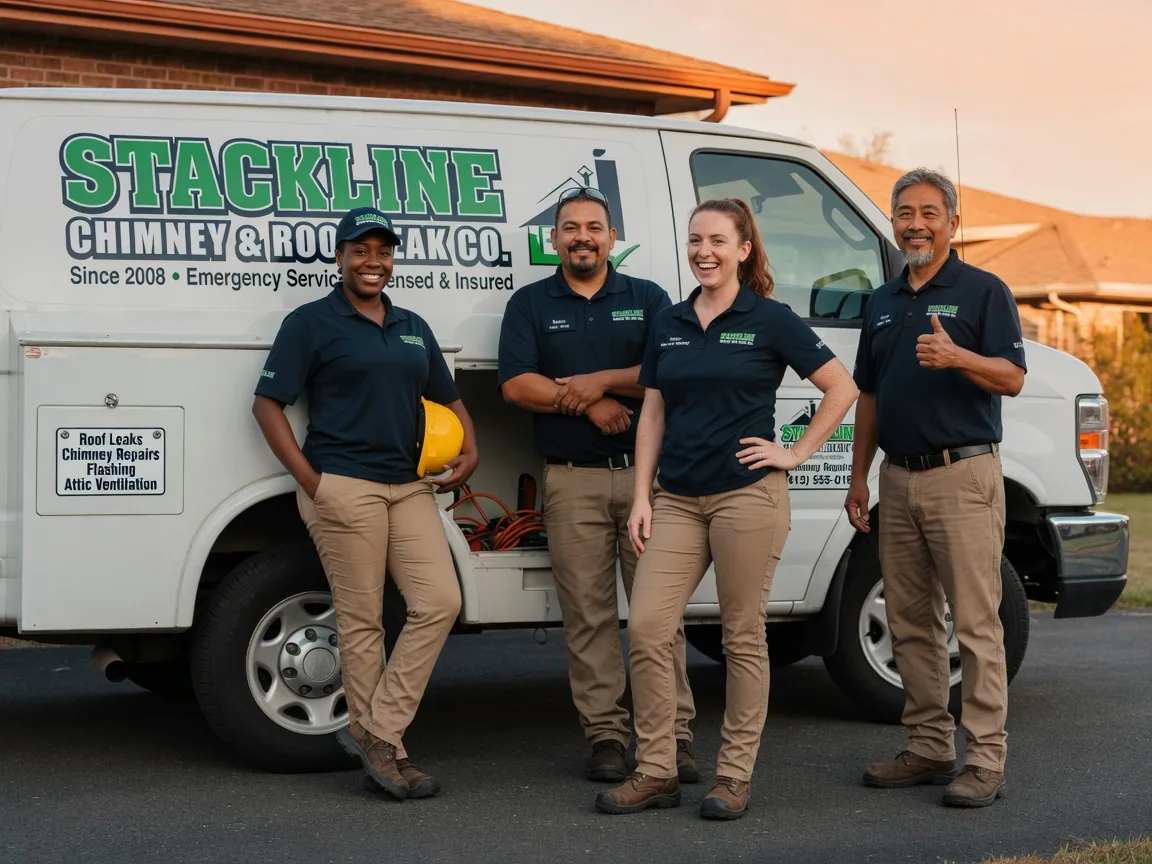 Chimney flashing repair company in Forest, OH